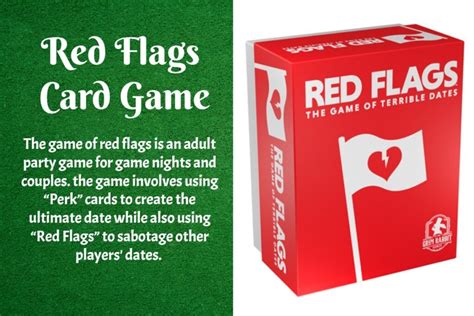 red flags card game|The Red Flags Game Rules And Cards .